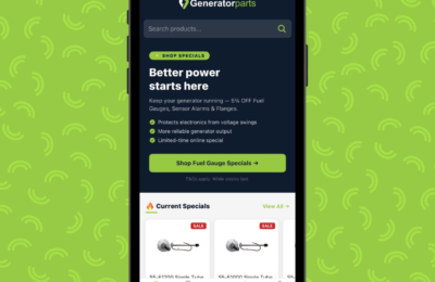 Generator Parts App Version 1.7