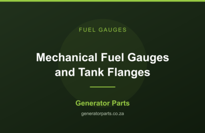 Mechanical fuel gauges, senders and tank flanges for diesel generator tanks