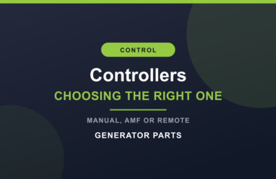 Genset controller panel for a standby diesel generator installation